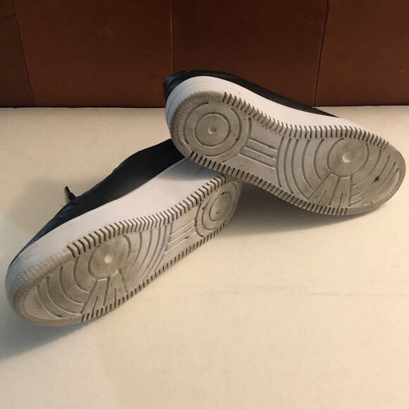 No Name Black Sneakers - Lace UP faux Leather shoes Size 8 1/2 CM 25 - Picture 8 of 8